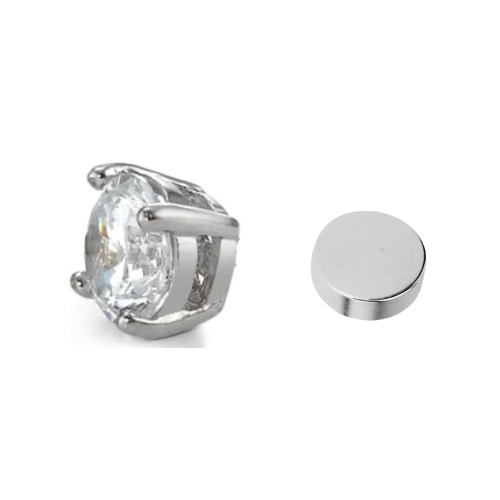 Magnetic earrings diamond 4